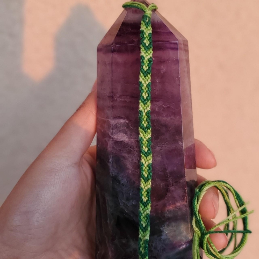 Green 💚 Chevron Friendship Bracelet